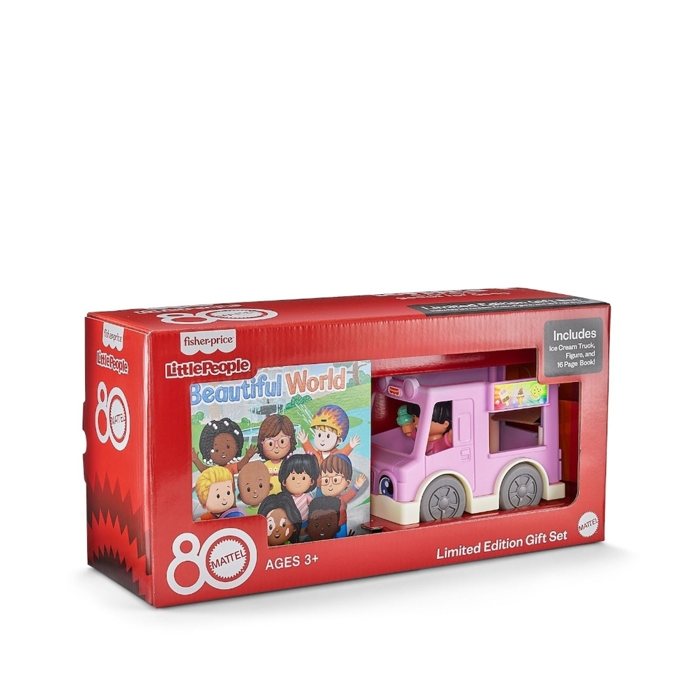 Fisher-Price Little People Purple Ice Cream Truck Set Limited Edition Gift Set